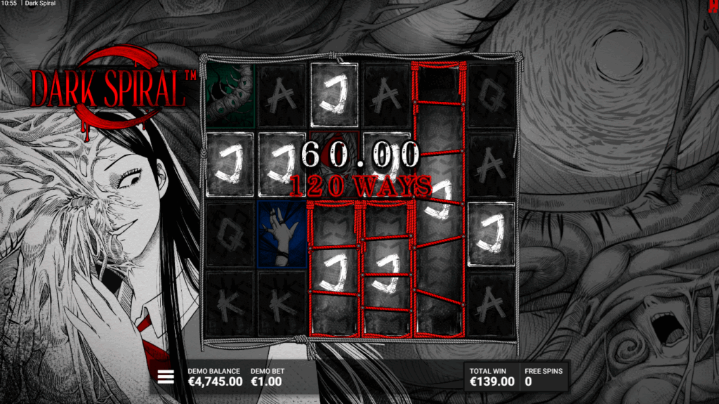 Dark Spiral Twisted Free Spins