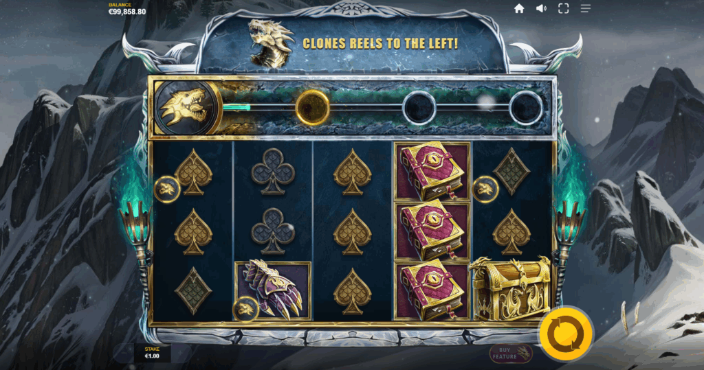 Gold Coins are Added to the Dragon Evolution Bar Across the Reels