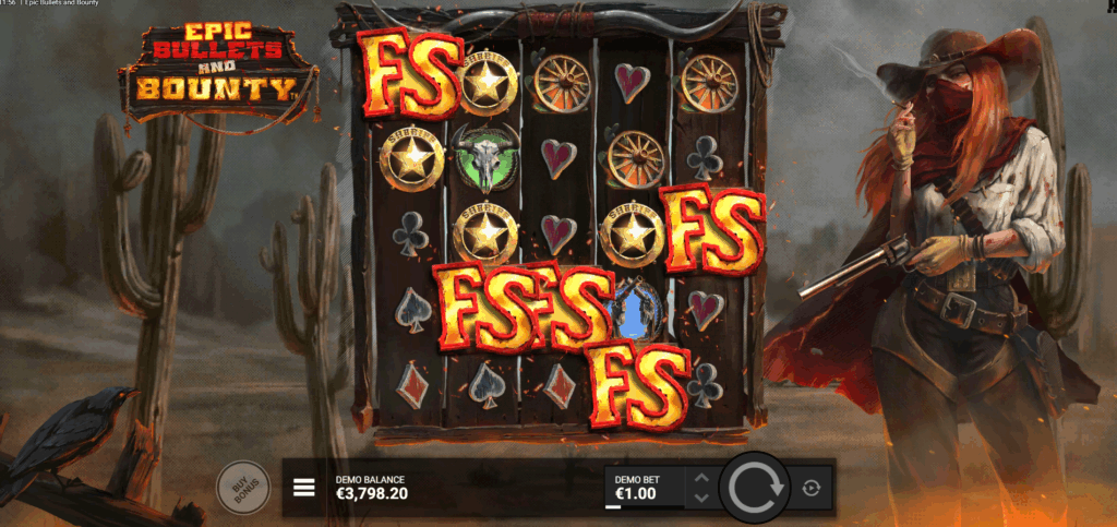 Landing 3, 4, or 5 FS Scatters in the Base Game Triggers a Free Spins Mode