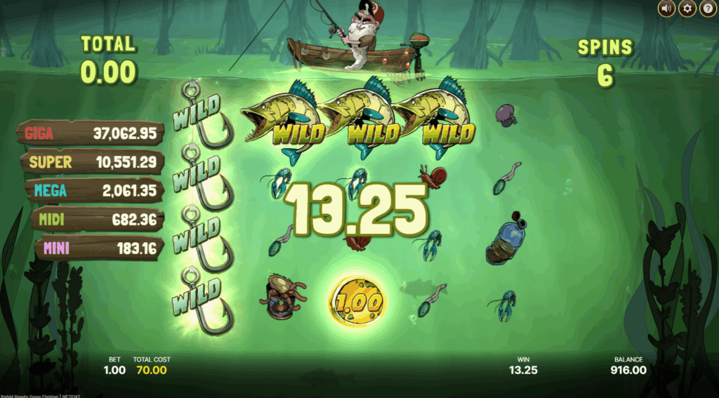 Rabid Randy Gone Fishing Free Spins