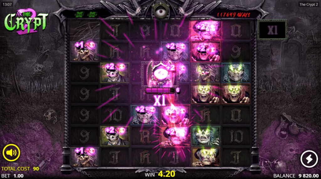 The Crypt 2 Eye Collector & Spider Feature