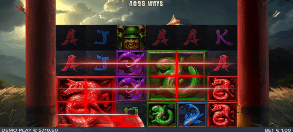 The Slice Feature Transforms Paytable Symbols Into 2 Halves, Including Bonus Scatters