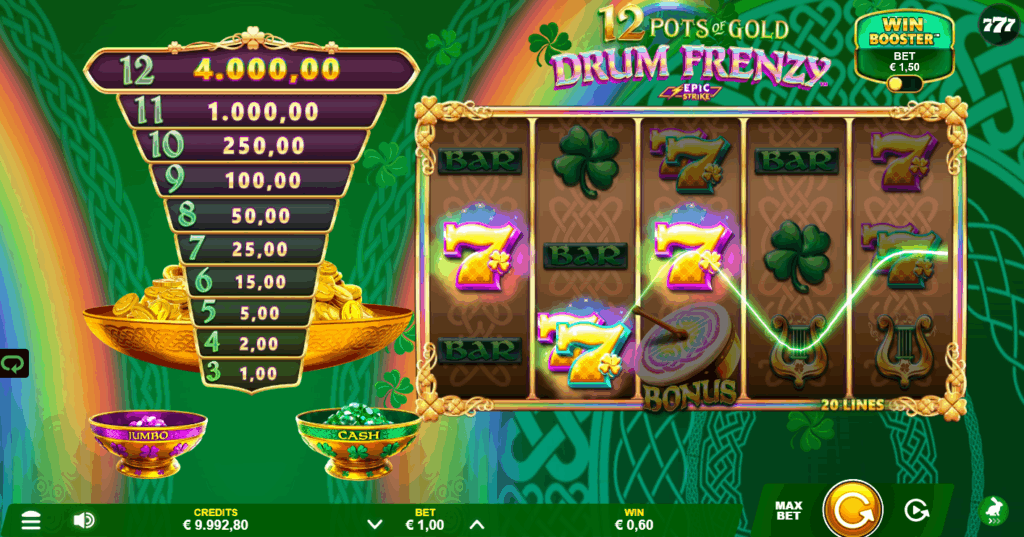 Wins Occur When 3, 4, or 4 Identical Symbols Appear on Adjacent Reels, Starting From Reel 1