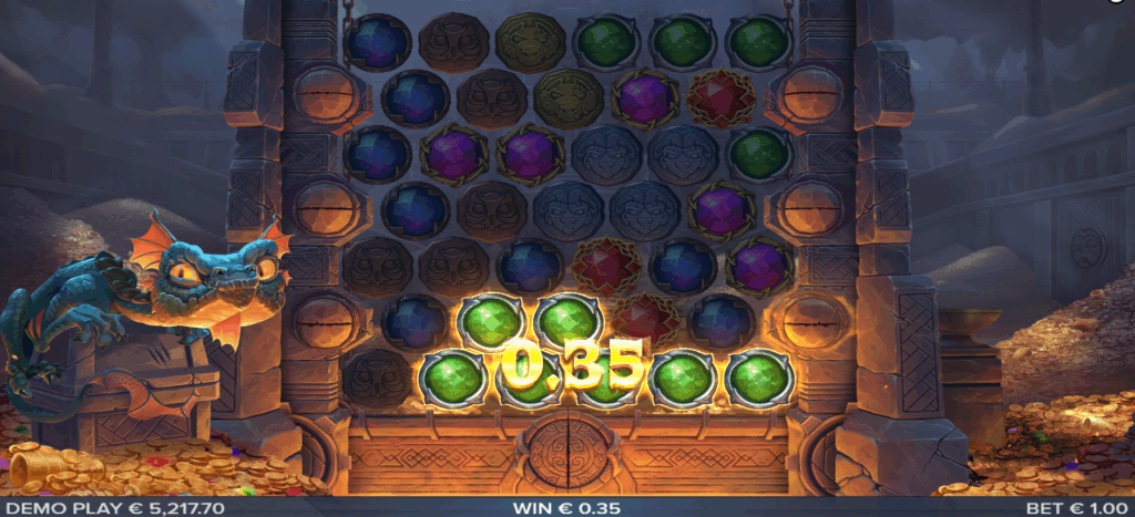 Wins Occur When 5 or More Identical Symbols Create a Winning Cluster on the Reels