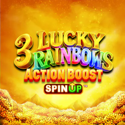 Play 3 Lucky Rainbows Action Boost SpinUP Slot Game