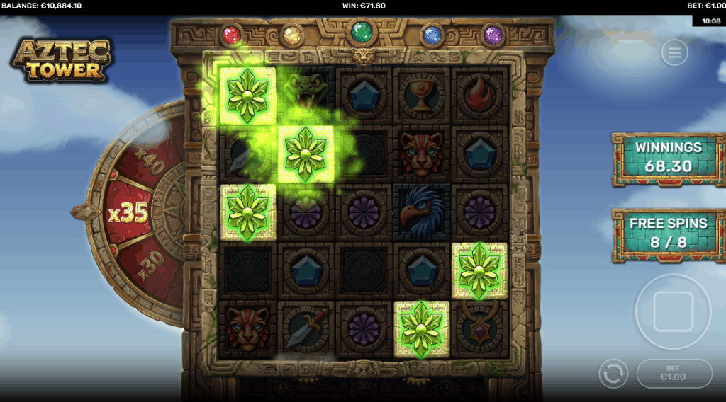 Aztec Tower Free Spins