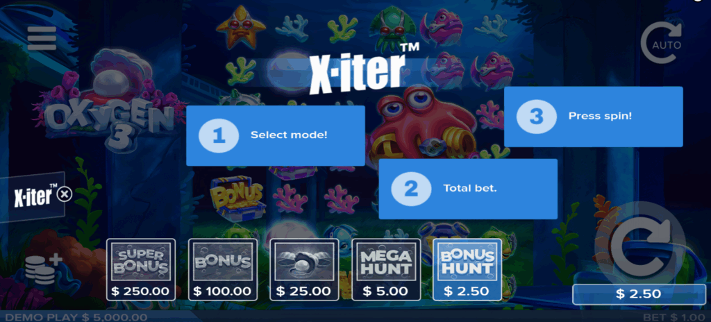 Oxygen 3 X-iter Feature Buy Options