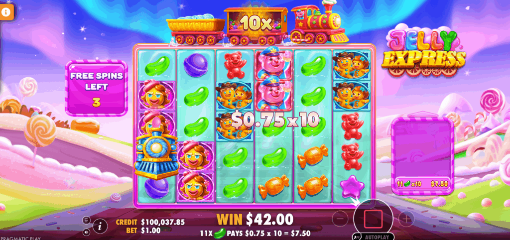 Jelly Express Free Spins Mode