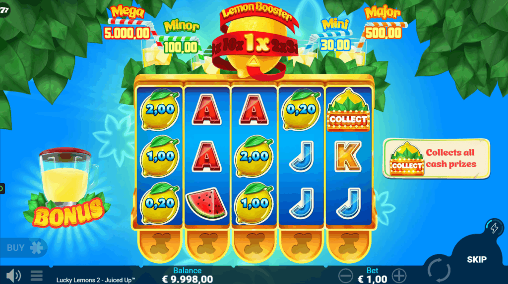 When a Collect Symbol Lands on Reel 5, it Collects all Cash Prizes From the Reels