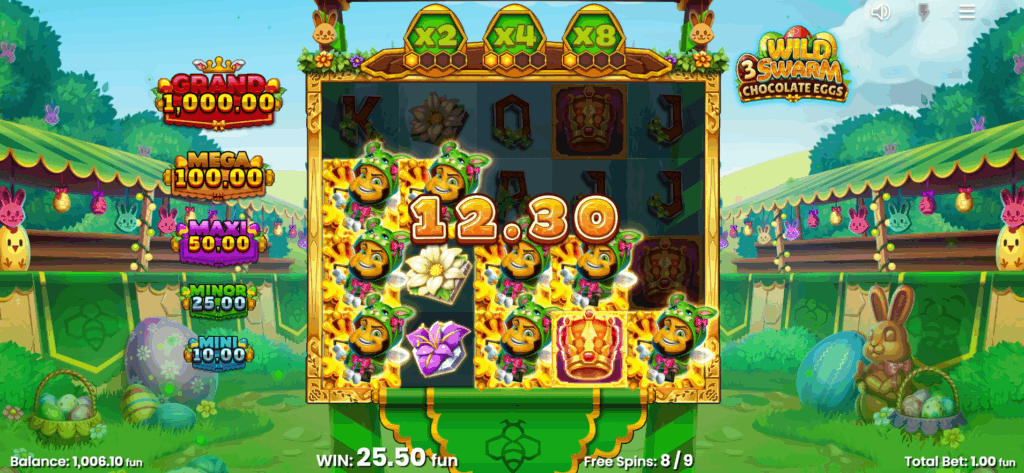 Wild Swarm 3 Chocolate Eggs Multiplier Free Spins