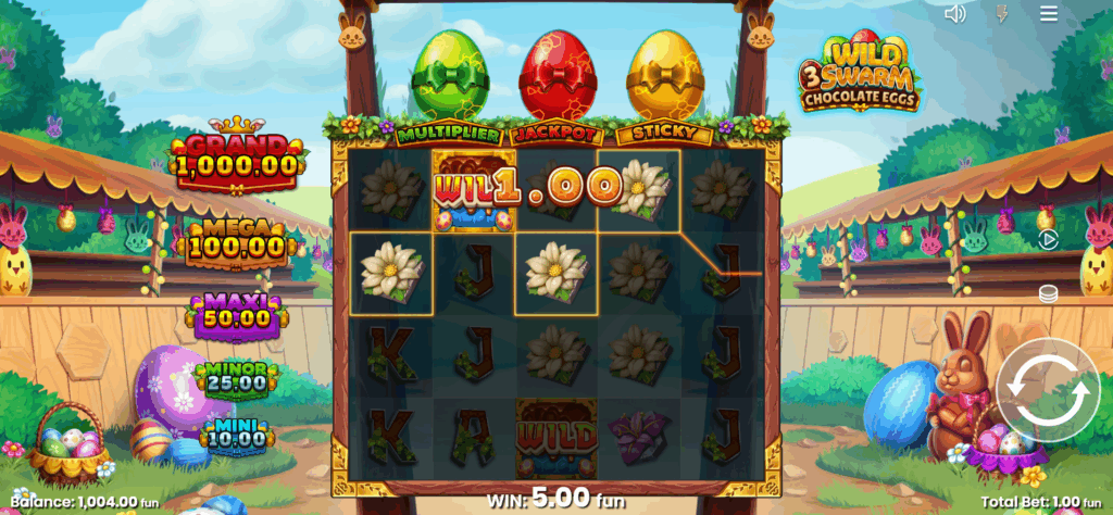 Winning Combinations Occur When 2-5 Matching Symbols Appear on Reels 1-5