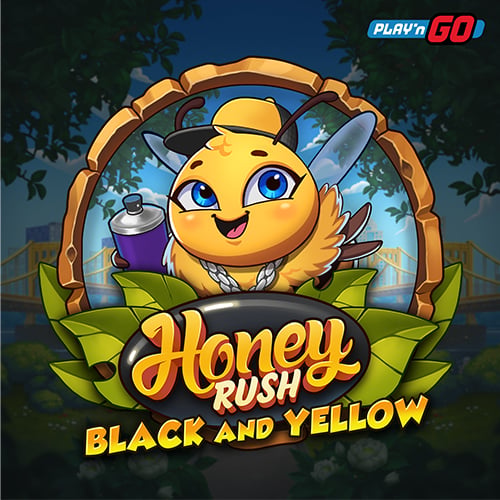 Play Honey Rush Black and Yellow Slot Game