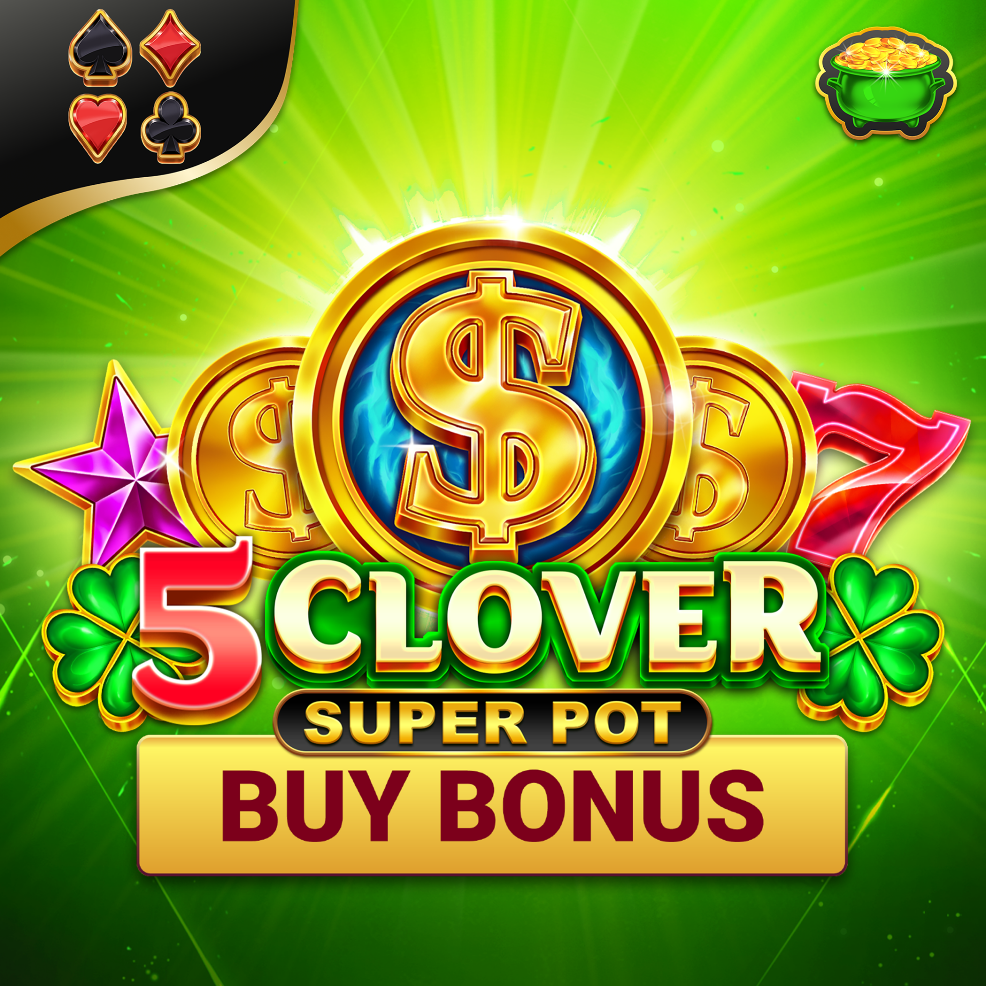 Play Clover Super Pot Slot Game
