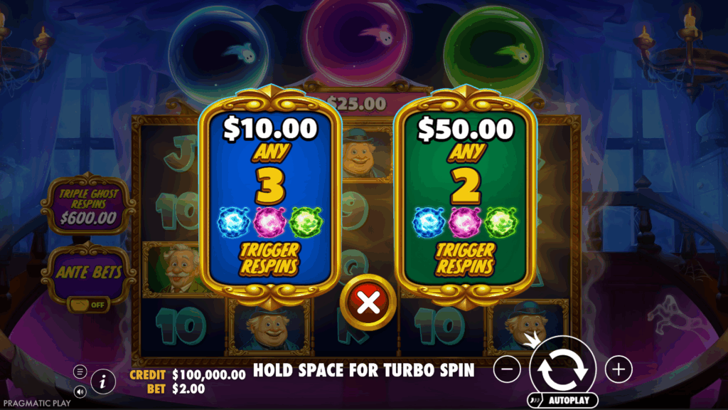 Great Ghosts Ante Bet & Bonus Buy