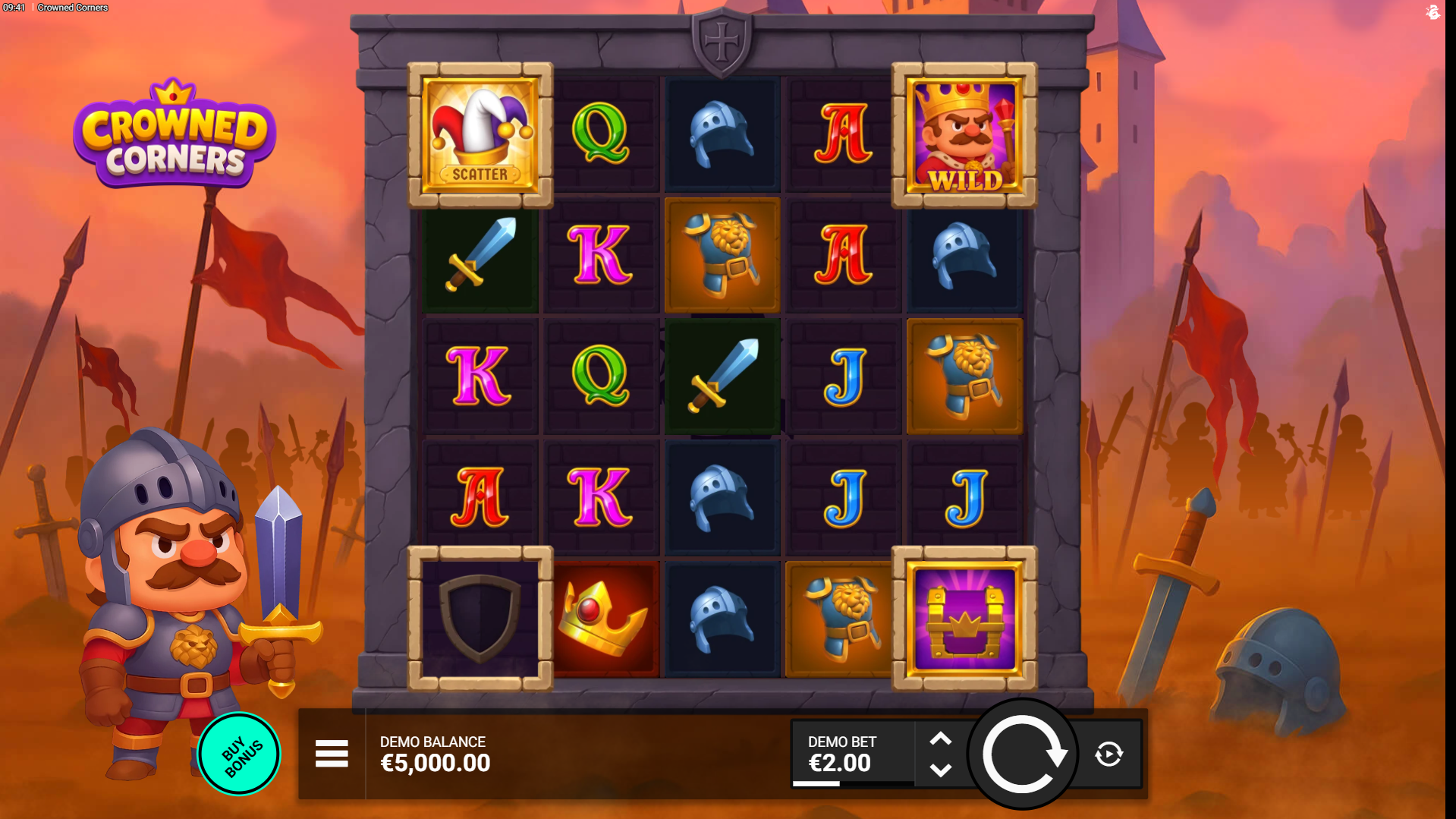 Crowned Corners base game play