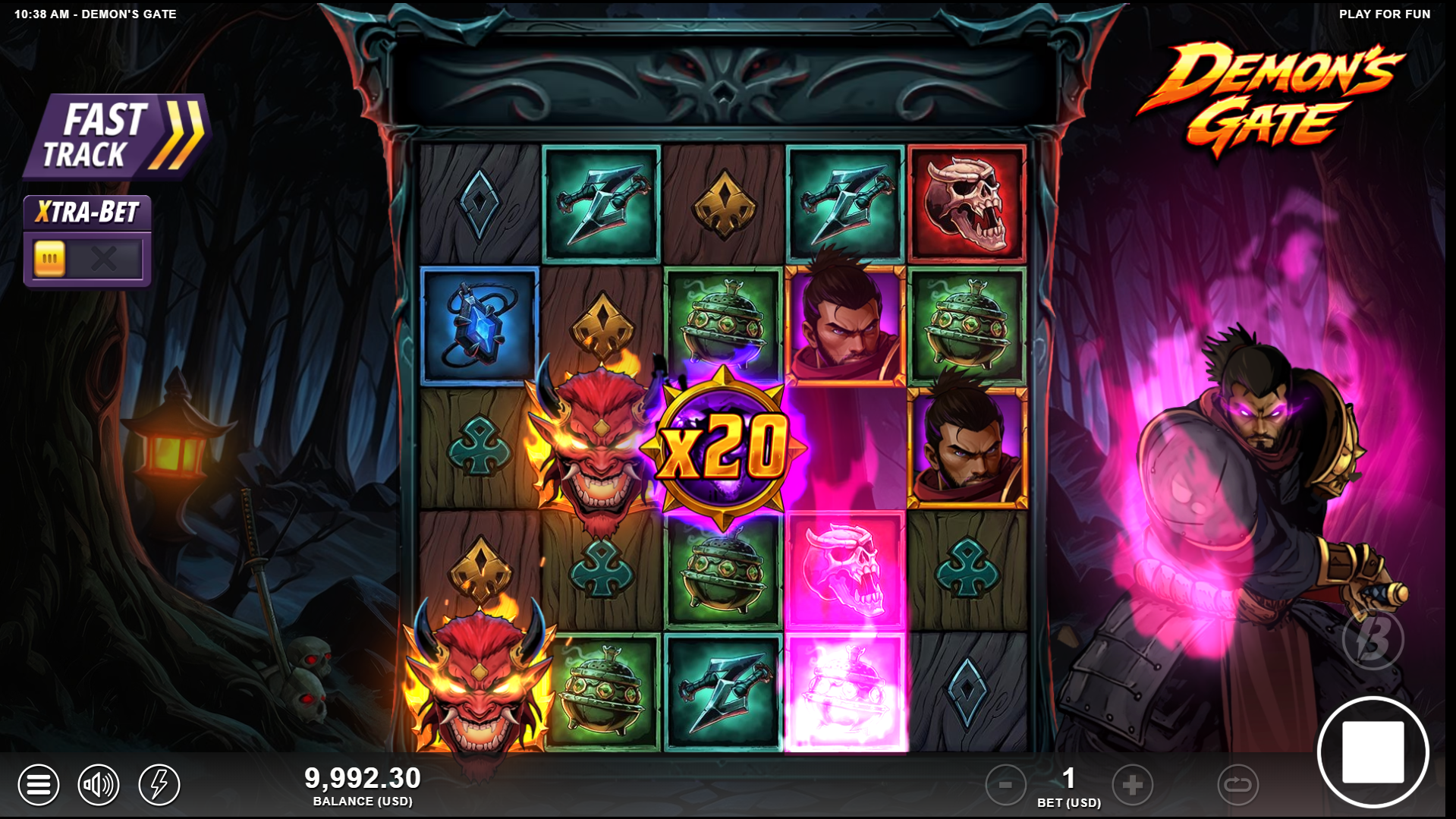 Demon's Gate Multiplier Wild Feature