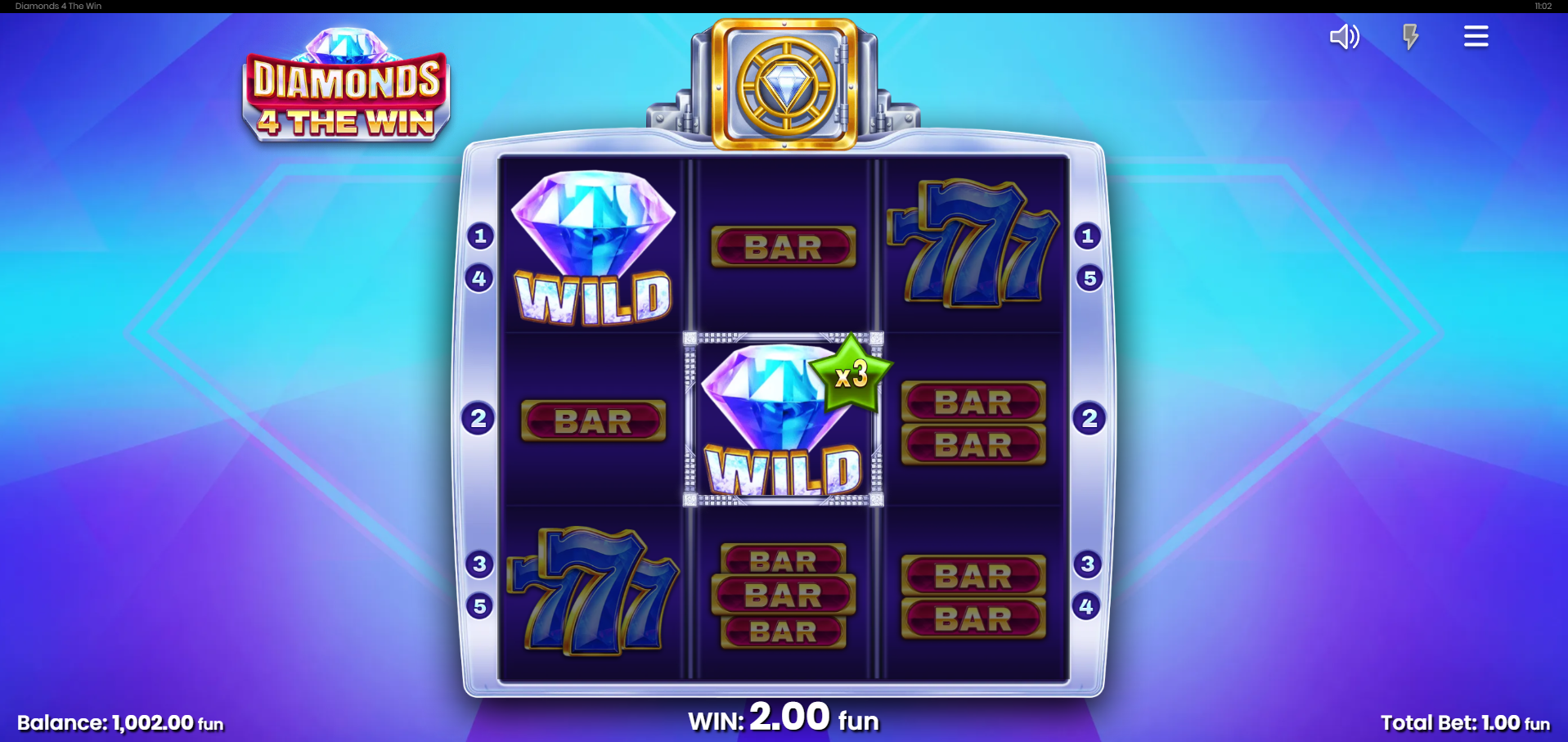 Diamonds 4 The Win Super Diamond Respins