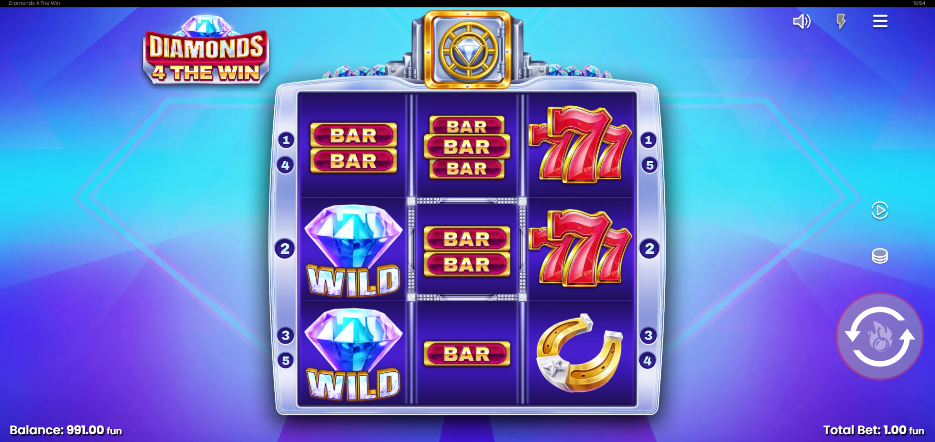 Diamonds 4 The Win Wild Symbol Collection