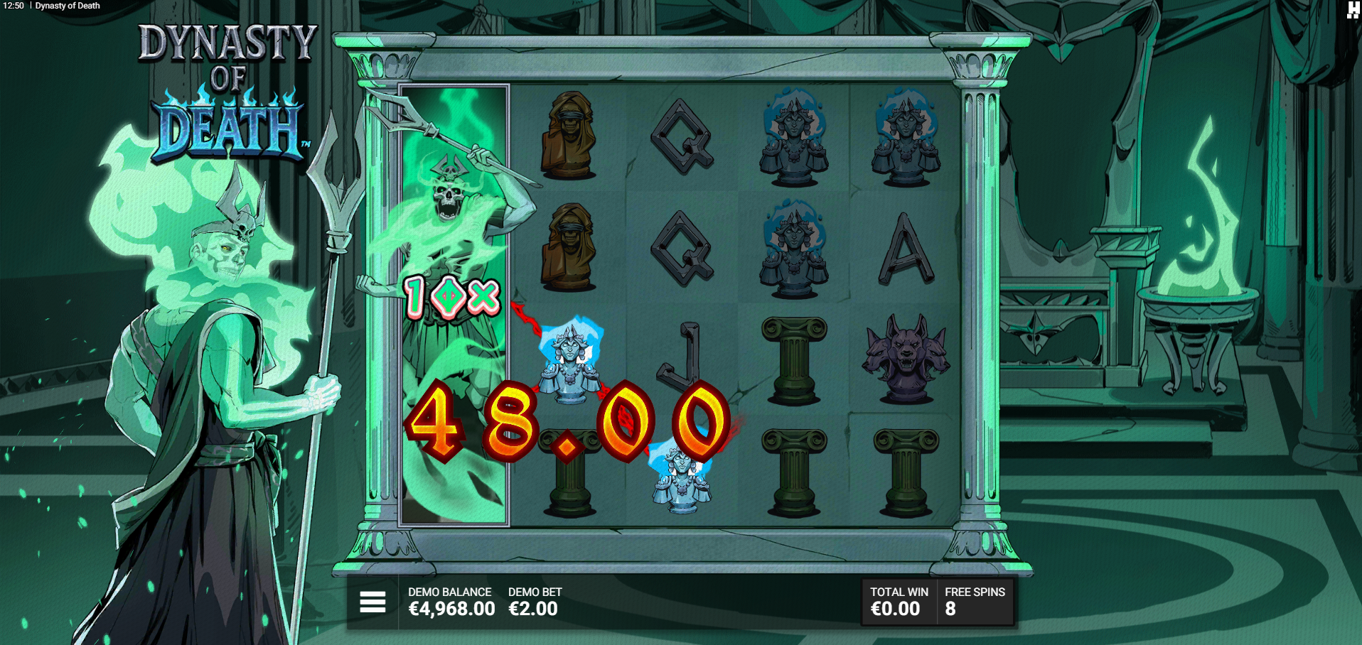 Dynasty of Death King's Defence bonus feature screenshot