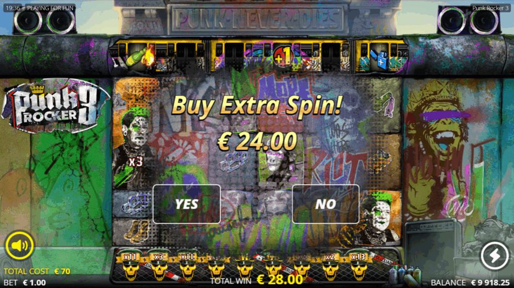 Punk Rocker 3 Extra Spin