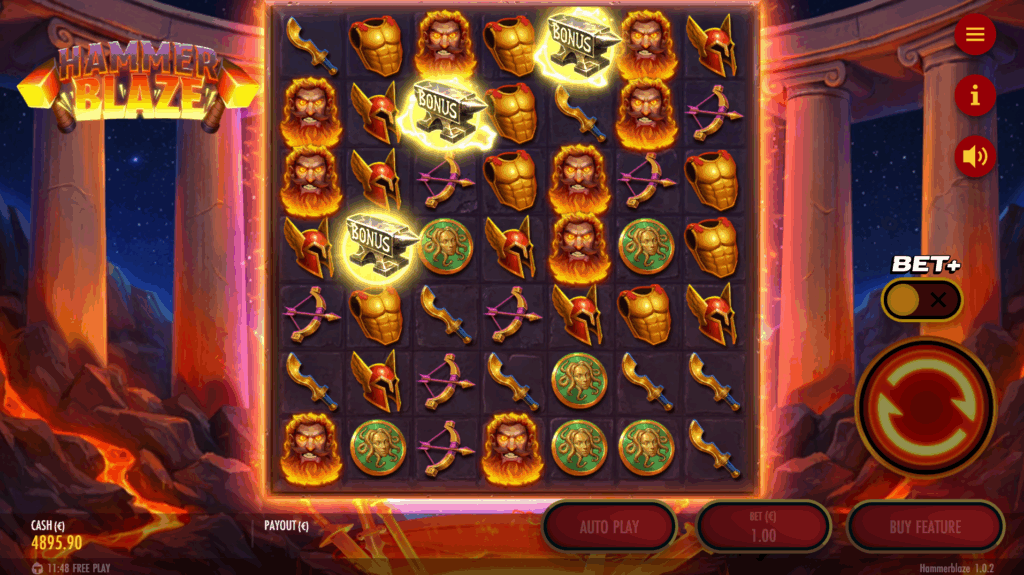 Hammerblaze Hammerblaze: Free Spins