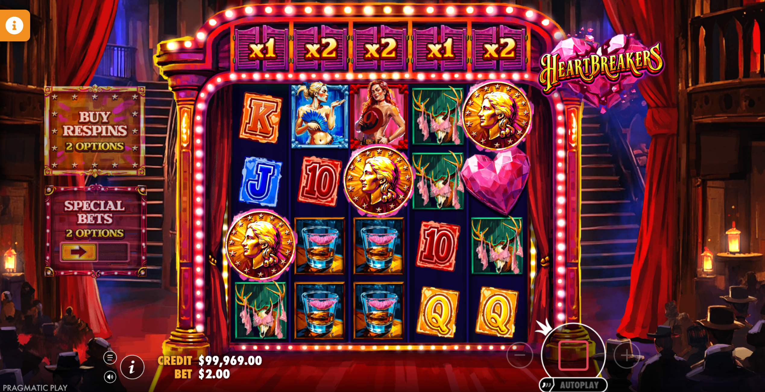 Heartbreakers Coin Respin Feature