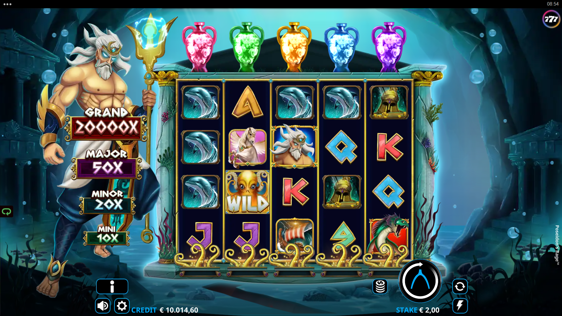 Poseidon's Rage base game gameplay