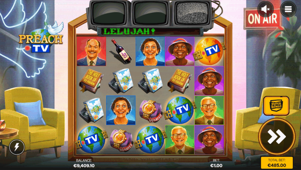 Preach TV Super Free Spins