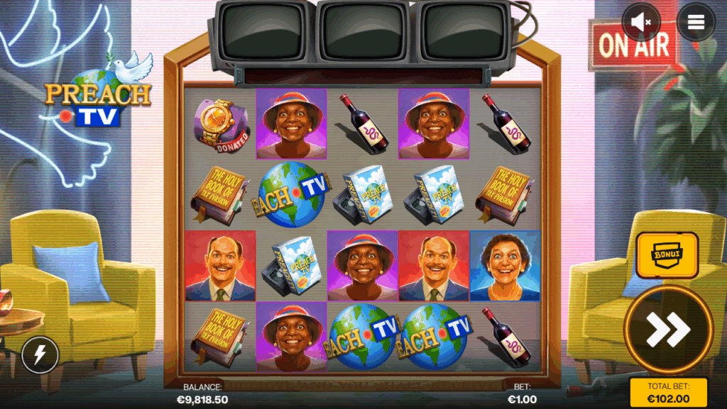 Preach TV Free Spins