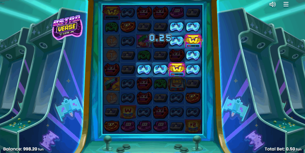 Retroverse Wild & Mystery Wild Symbols