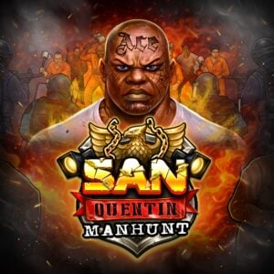 San Quentin Manhunt slot game logo