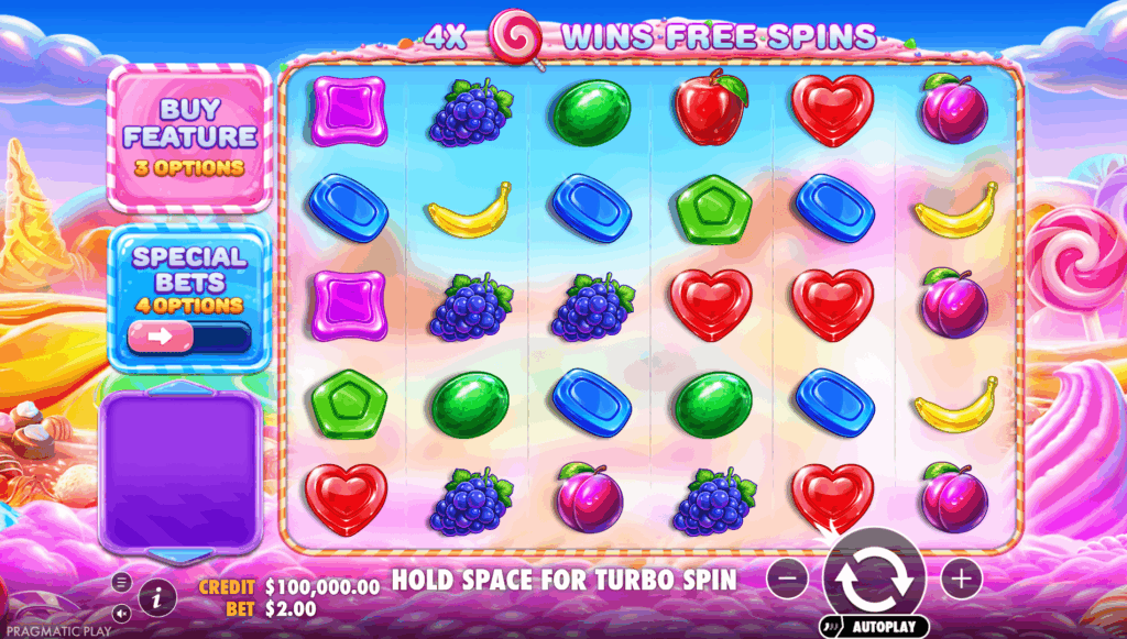 Sweet Bonanza 2500 Base Game Play