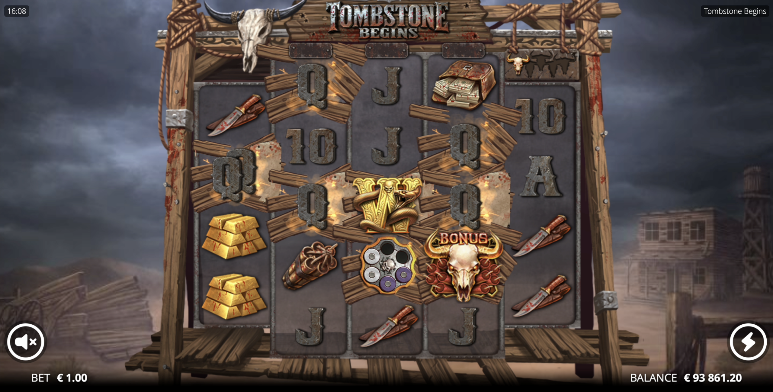 Tombstone Begins Base Game Respin 4 and Revolver