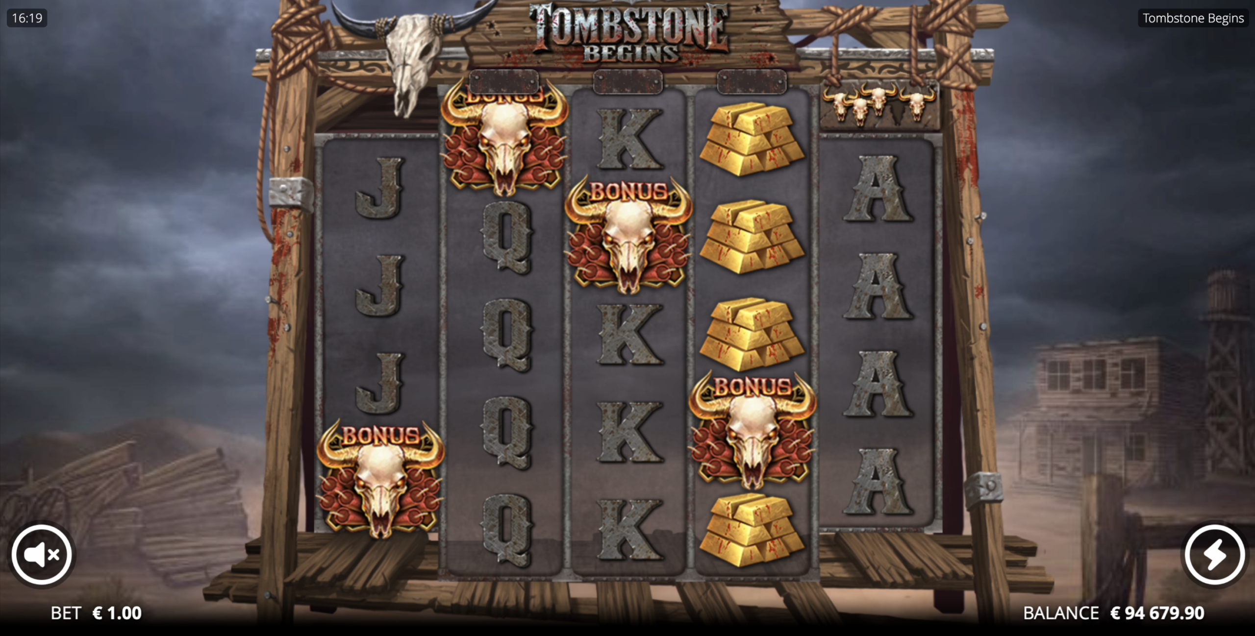 Tombstone Begins Outlaw Spins Trigger