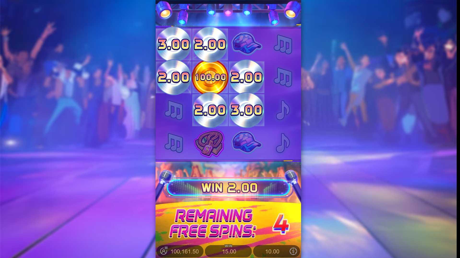 Funky Fortunez Free Spins Bonus feature
