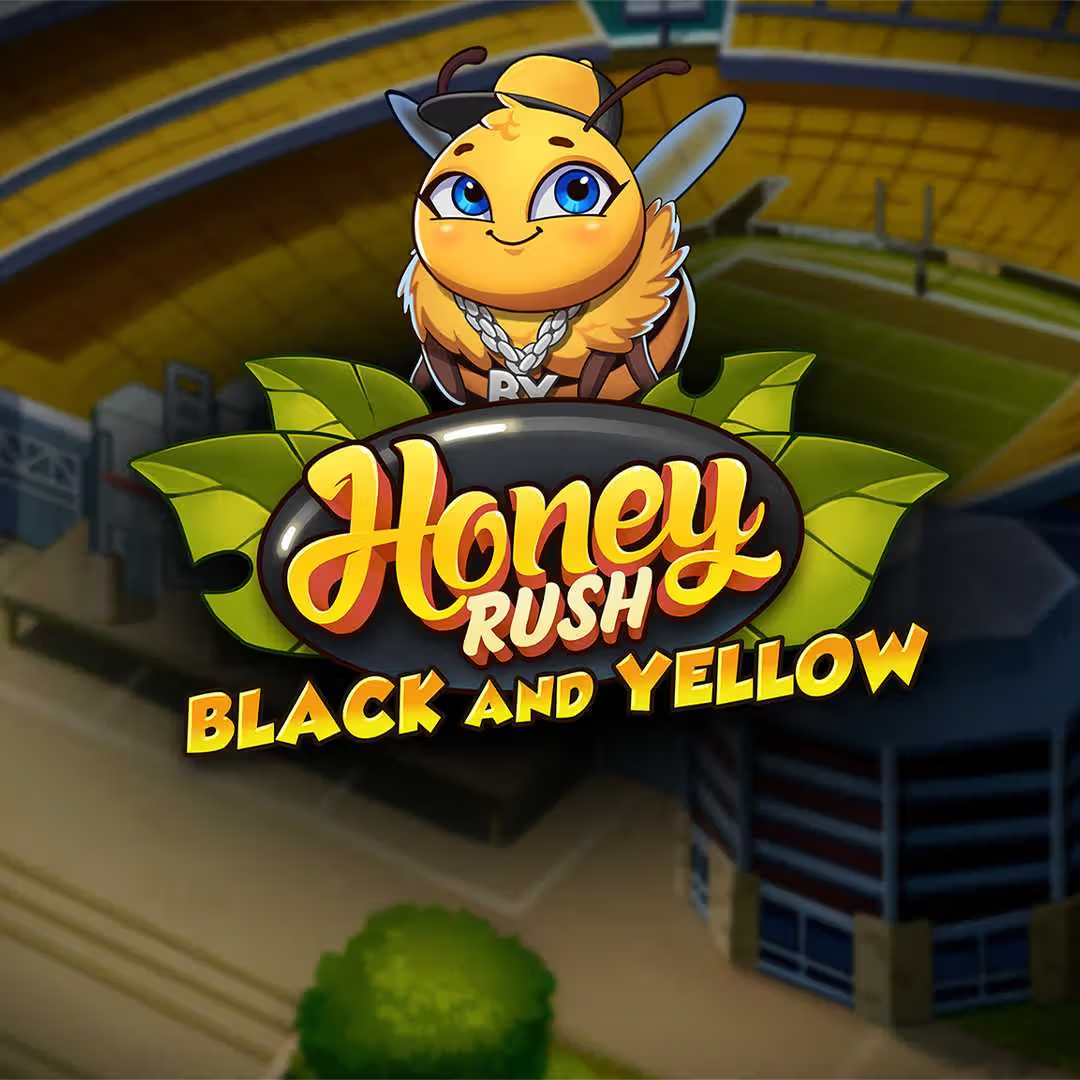 Play Honey Rush Black and Yellow Slot Game