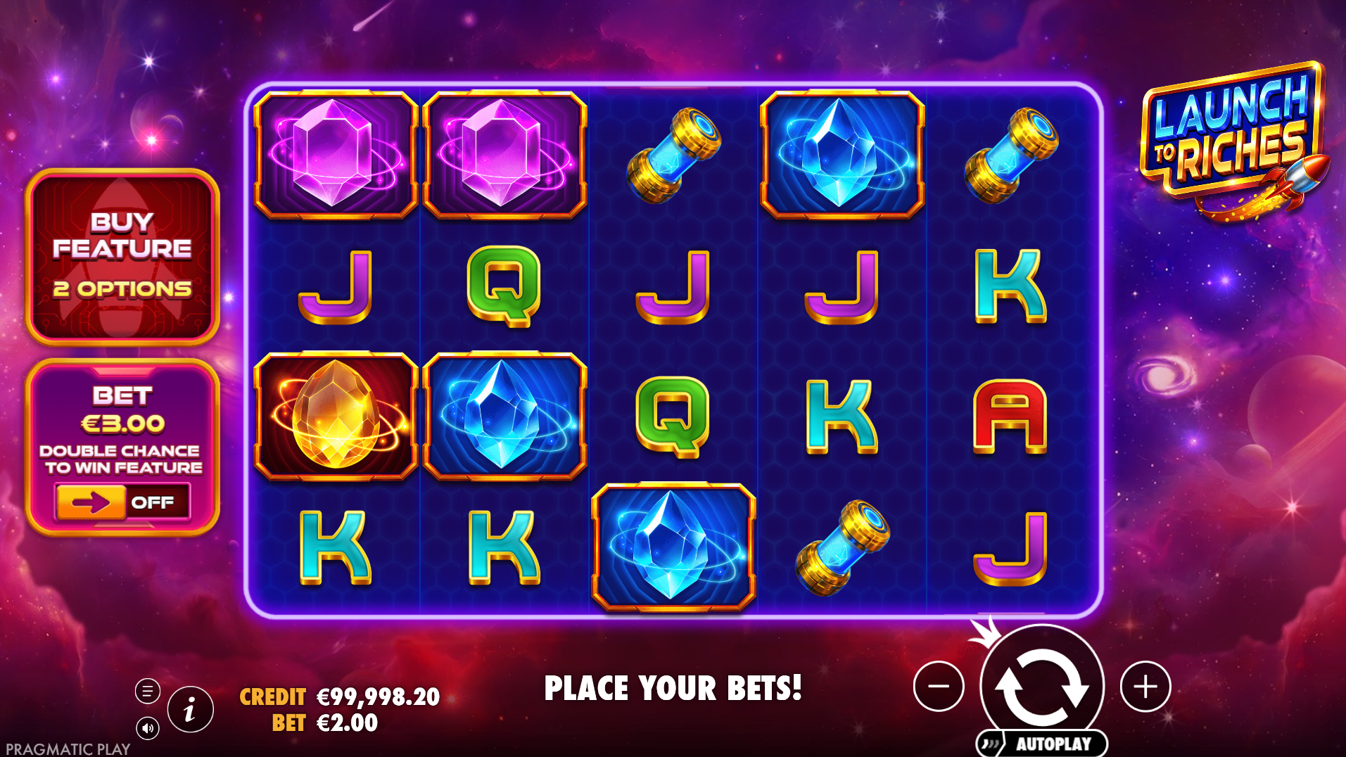 Launch to Riches base game screenshot