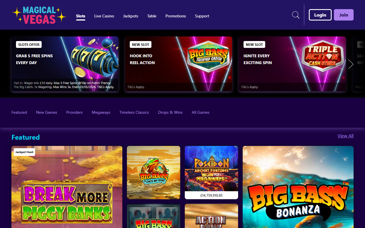 Magical Vegas slots screenshot