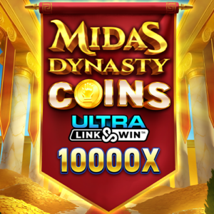 Midas Dynasty Coins Ultra Link&Win slot game logo
