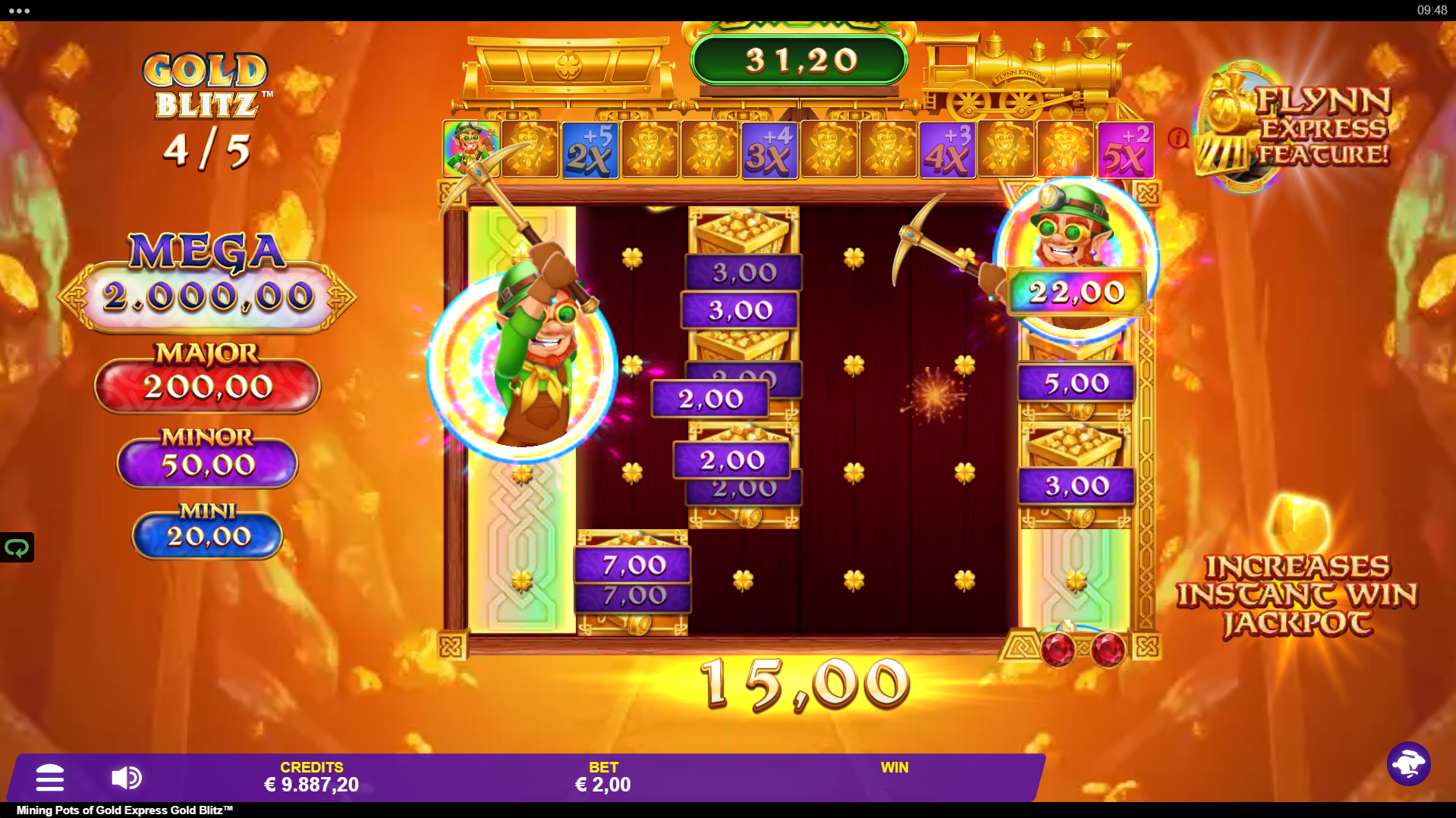 Gold Blitz bonus feature