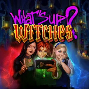 What's Up Witches slot game logo