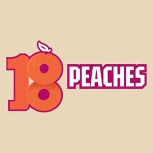 18Peaches Logo