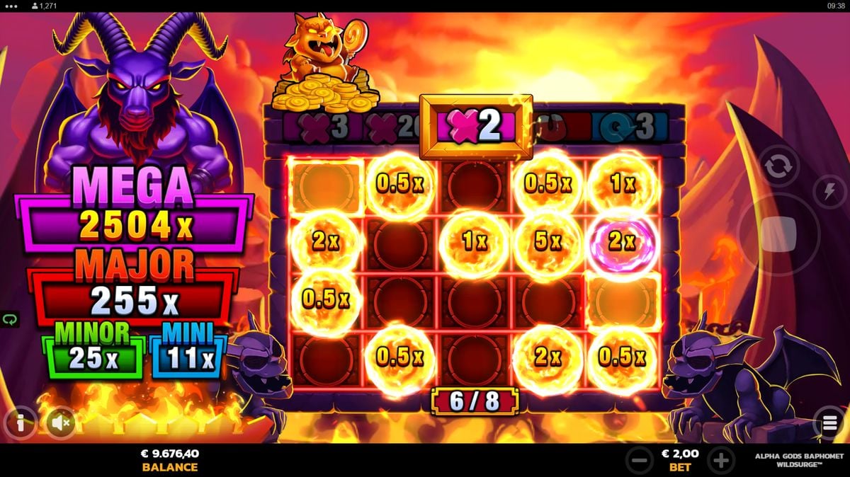 Alpha Gods Baphomet WildSurge - Bonus Game Play