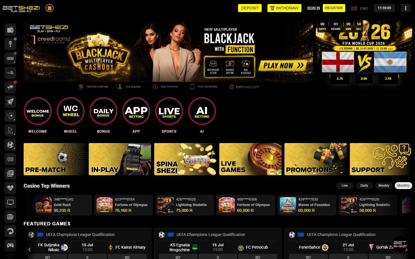 Bet Shezi Homepage