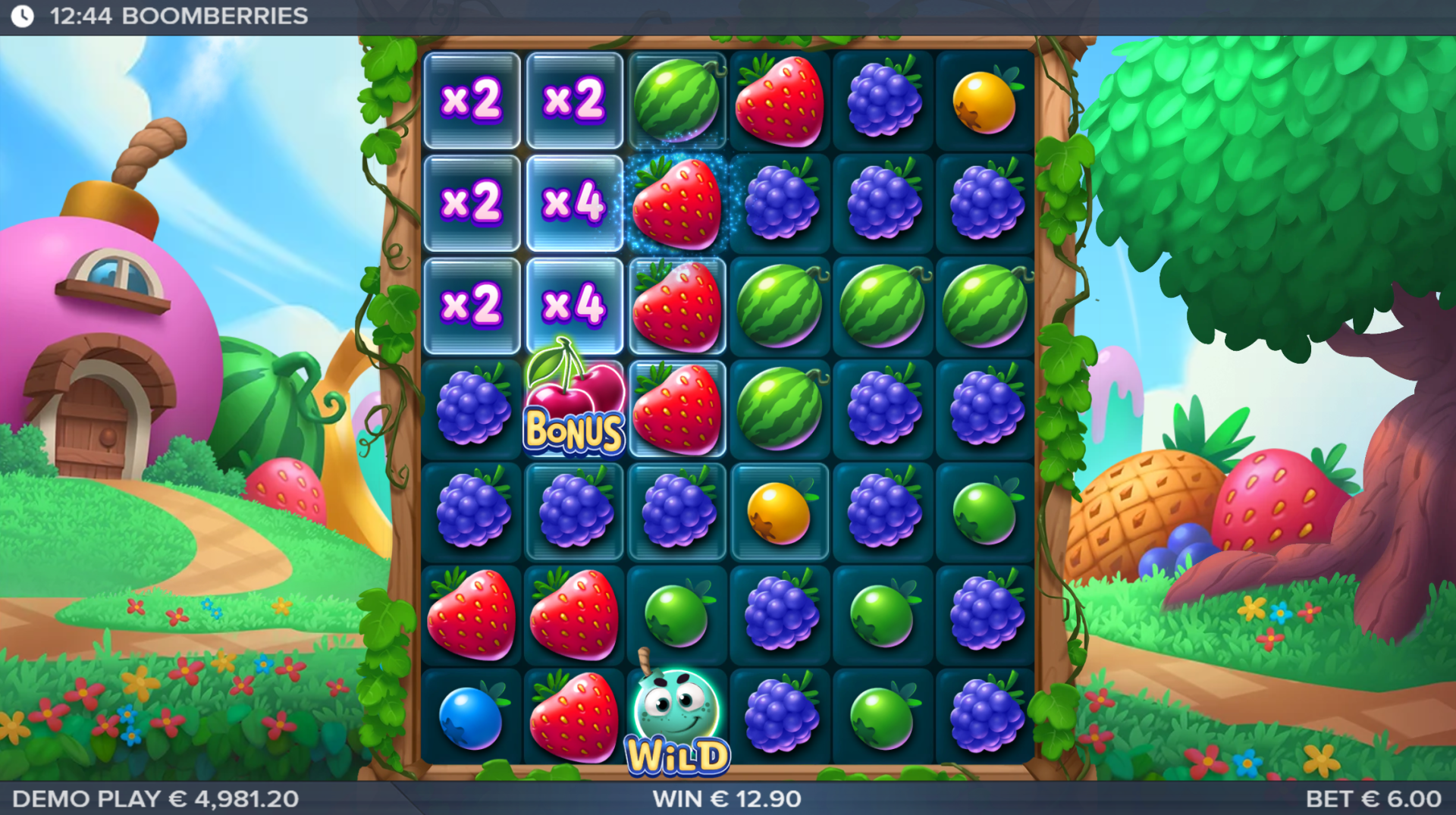 Boomberries slot Basegame