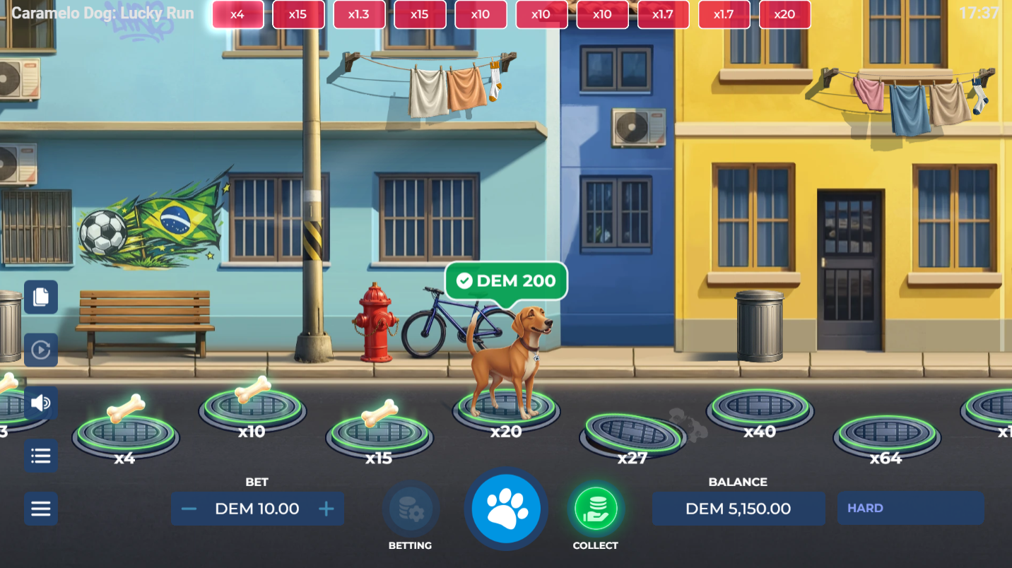 Caramelo Dog Lucky Run Hard Level gameplay
