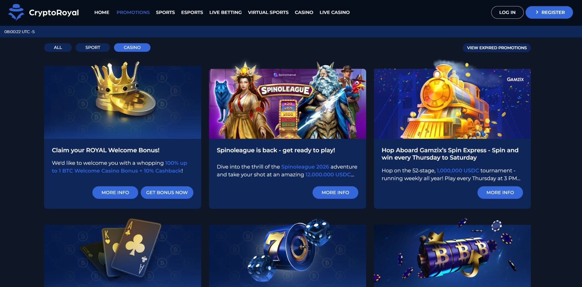 Crypto Royal Ongoing Promotions