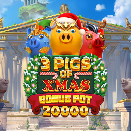 Play 3 Pigs of Xmas Bonus Pot 20,000 Slot Game