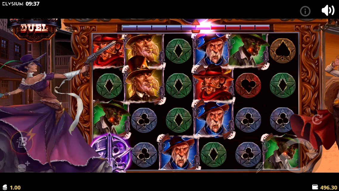 High Noon Duel scatter collection health bar mechanic