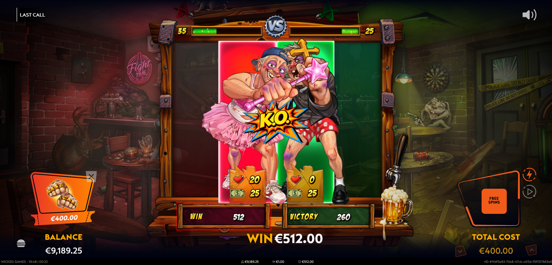 Last Call slot House Special Bonus feature